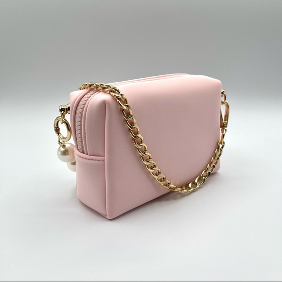 🆕 Dior Cosmetic Case to Crossbody Bag Purse, Light Pink, New - Picture 8 of 12